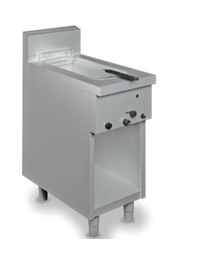 Friteuse gaz 11 litres - pare flammes inox et thermocouple